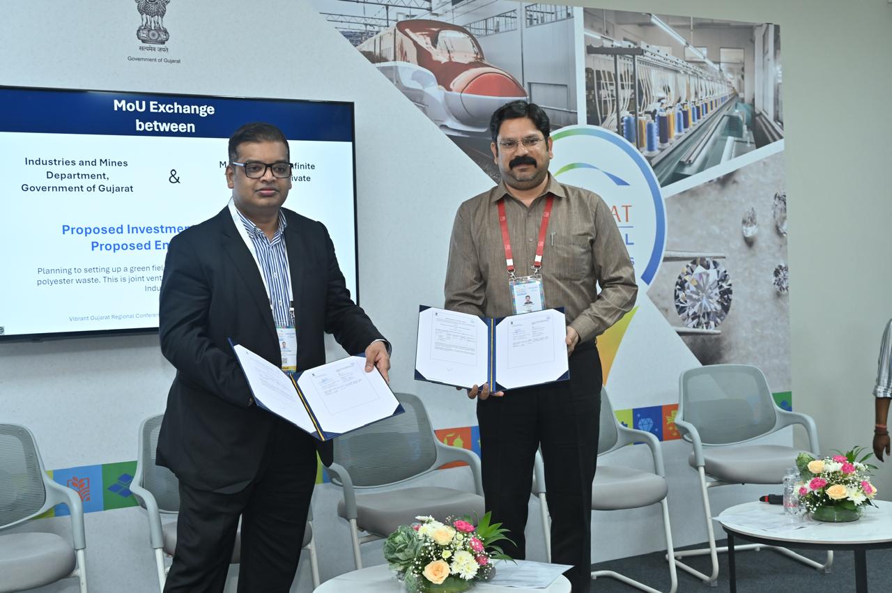 Ester Industries’ Joint Venture ELITe Signs Rs 1,600 Crore MoU with Government of Gujarat for India’s First Chemical Polyester Recycling Plant