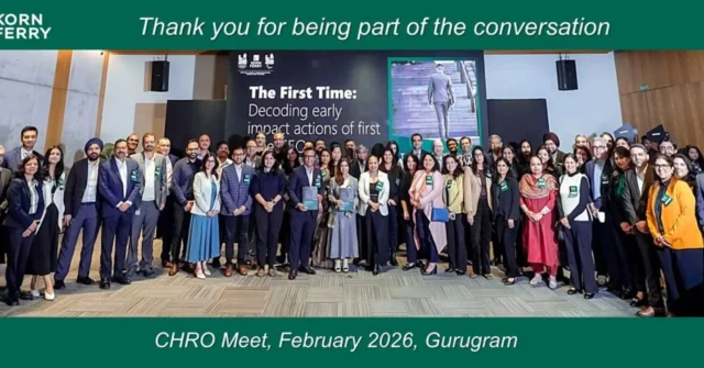 Adhrua Minocha, CHRO at Ester Industries, recently participated in a leadership discussion hosted by Korn Ferry during the launch of the report “The First Time – Decoding Early-Impact Actions of Leaders.”

The session brought together leaders to reflect on the realities of leadership transitions and the early moments that define impact. 

The conversation explored how leaders navigate perspective shifts as they step into new roles, the importance of candid feedback and honest dialogue, and the role of resilience, self-awareness, and conviction in shaping effective leadership.

#Leadership #FutureOfLeadership #HRLeadership #EsterIndustries