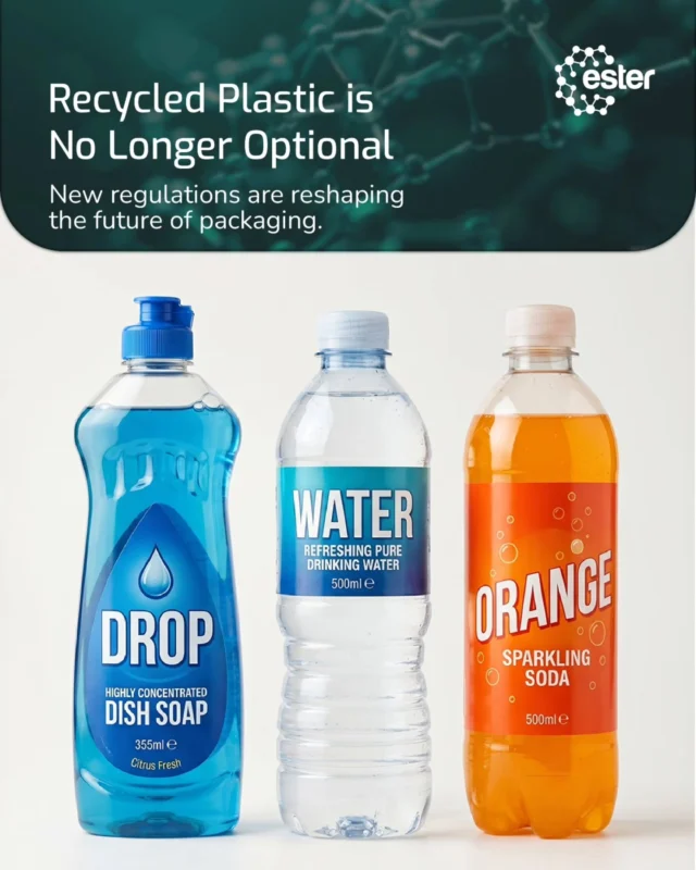India’s new regulations on mandatory recycled plastic usage are setting clear benchmarks for the packaging industry. With increasing targets across categories, manufacturers must now balance compliance, performance, and sustainability more than ever before.

As the industry transitions towards a circular economy, integrating recycled content is no longer optional - it’s essential.

At Ester, we continue to support this shift through innovative rPET and sustainable polymer solutions designed for performance and compliance.

Want to understand how your packaging can meet these new standards? Let’s talk. Link in Bio.

#Sustainability #rPET #CircularEconomy #PackagingIndustry #EsterIndustries