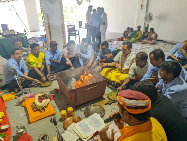 Our teams across all locations came together to celebrate Vishwakarma Pooja with devotion and enthusiasm.

The celebrations marked a moment to seek the blessings of Lord Vishwakarma and express gratitude for the tools, technology and craftsmanship that support our work every day.

A celebration of tradition, togetherness and the spirit of our people.

#VishwakarmaPooja #EsterIndustries #TeamEster #Tradition #Togetherness
