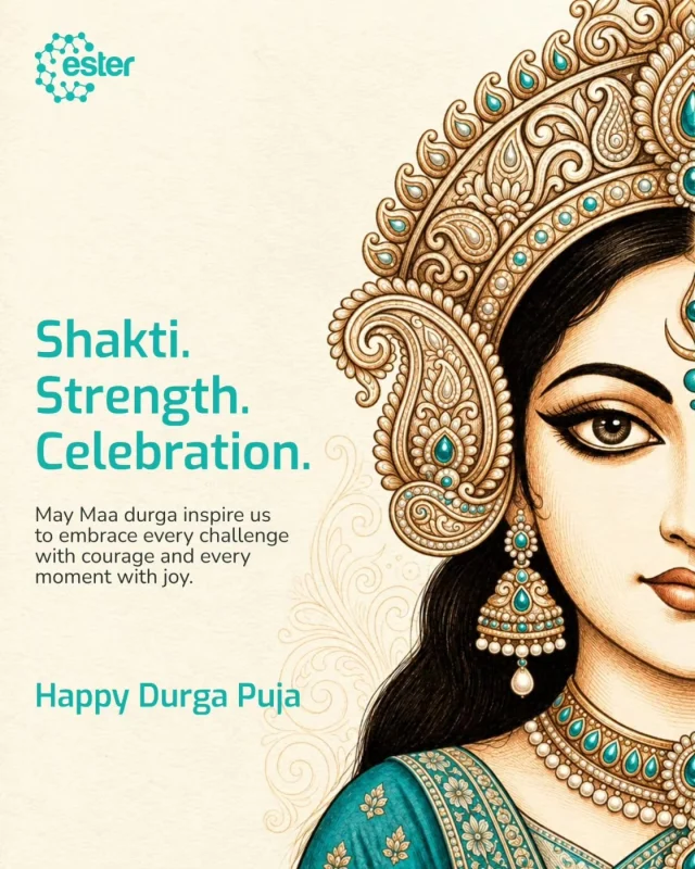 This Durga Puja, may the spirit of Maa Durga inspire us to embrace every challenge with courage, every opportunity with confidence, and every new beginning with hope.

Wishing you and your loved ones strength, happiness, prosperity, and togetherness.

Shubho  Durga Puja From Team Ester! 🌺

#DurgaPuja #HappyDurgaPuja #MaaDurga #FestiveGreetings #EsterIndustries
